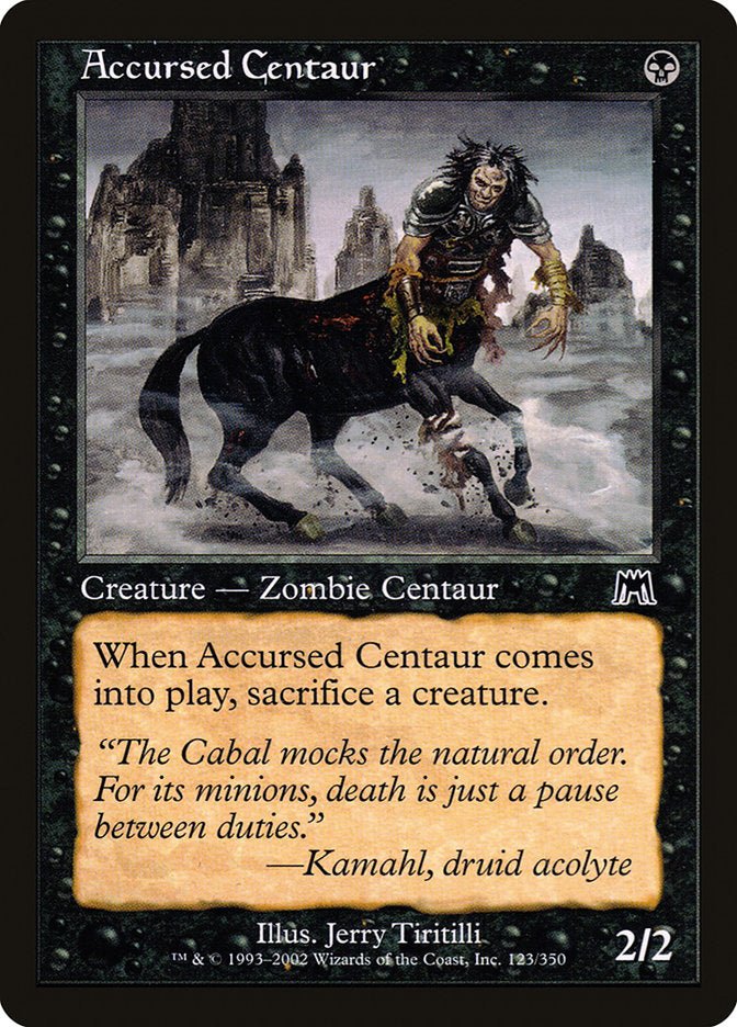 Accursed Centaur [Onslaught] - Bea DnD Games