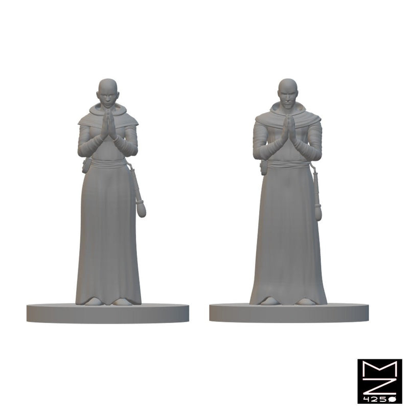 Acolytes | BeaMini Unpainted RPG Miniatures - Bea DnD Games