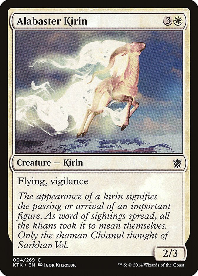 Alabaster Kirin [Khans of Tarkir] - Bea DnD Games