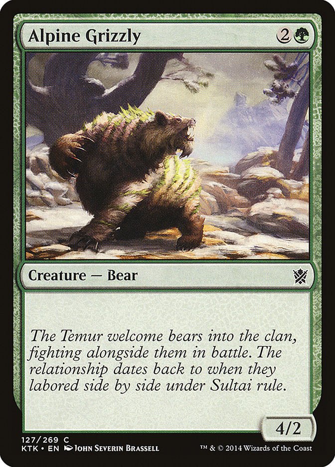 Alpine Grizzly [Khans of Tarkir] - Bea DnD Games