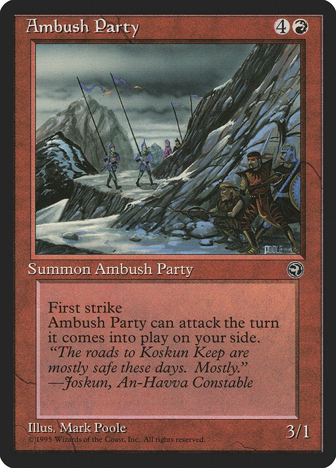 Ambush Party (Joskun Flavor Text) [Homelands] - Bea DnD Games