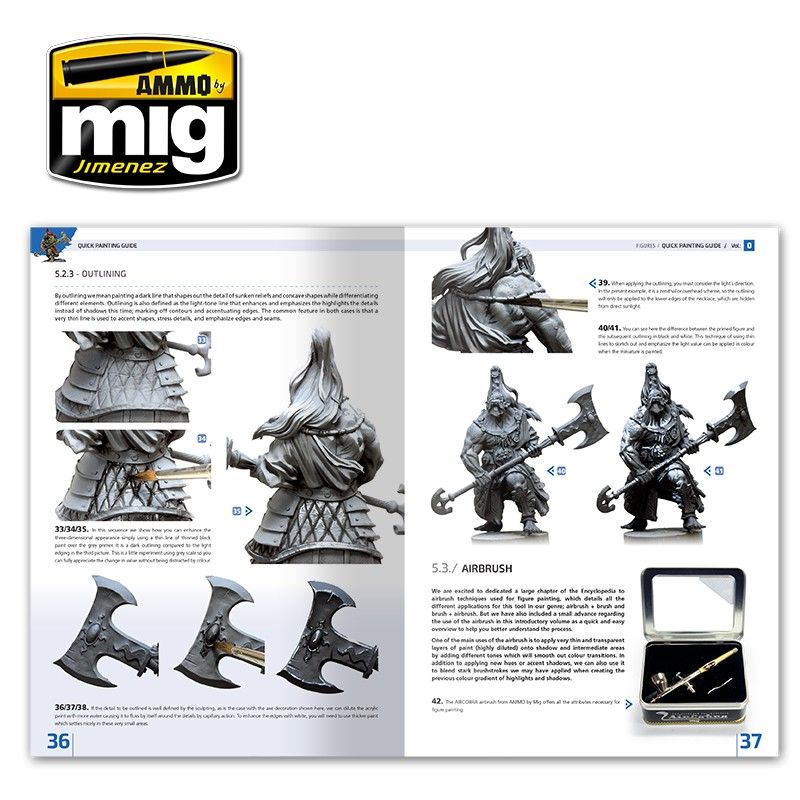 Ammo by MIG Encyclopedia of Figures Modelling Techniques - Vol. 0 Quick Guide for Painting - Bea DnD Games