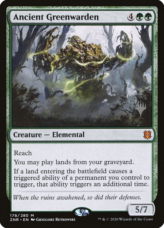 Ancient Greenwarden (Promo Pack) [Zendikar Rising Promos] - Bea DnD Games