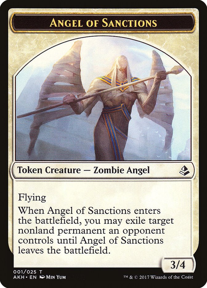 Angel of Sanctions Token [Amonkhet Tokens] - Bea DnD Games