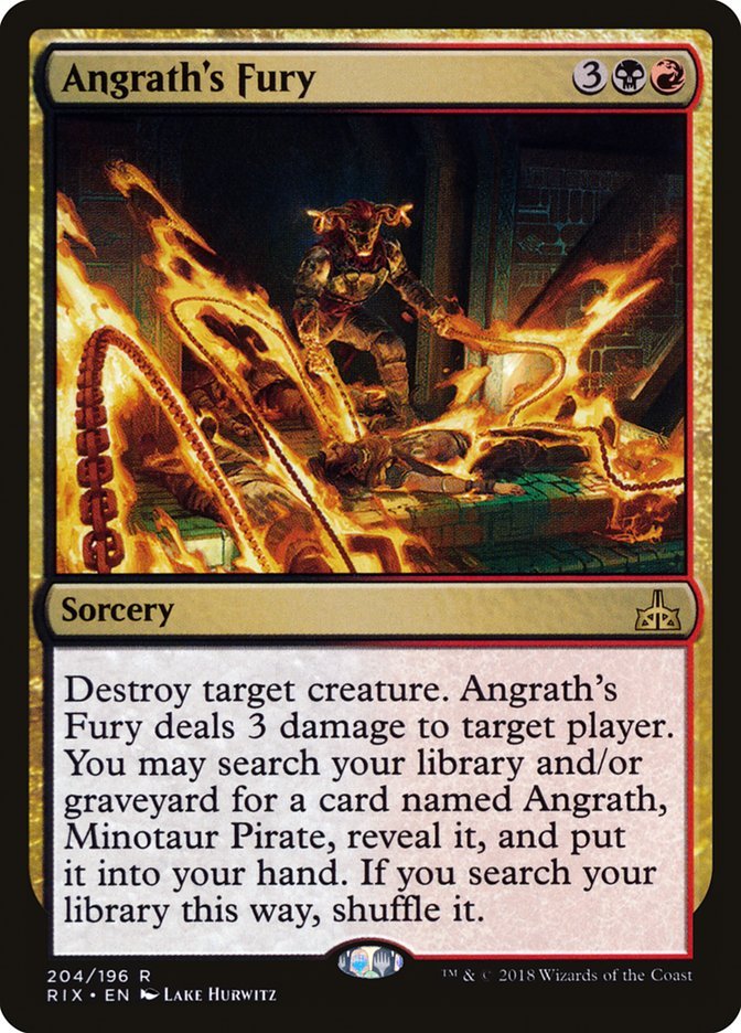 Angrath's Fury [Rivals of Ixalan] - Bea DnD Games