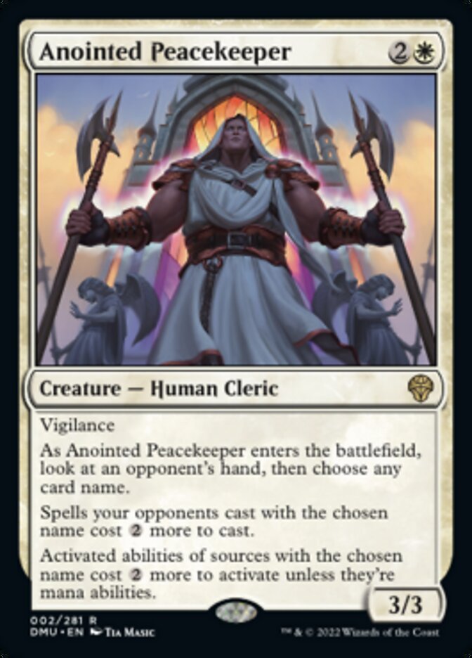 Anointed Peacekeeper [Dominaria United] - Bea DnD Games