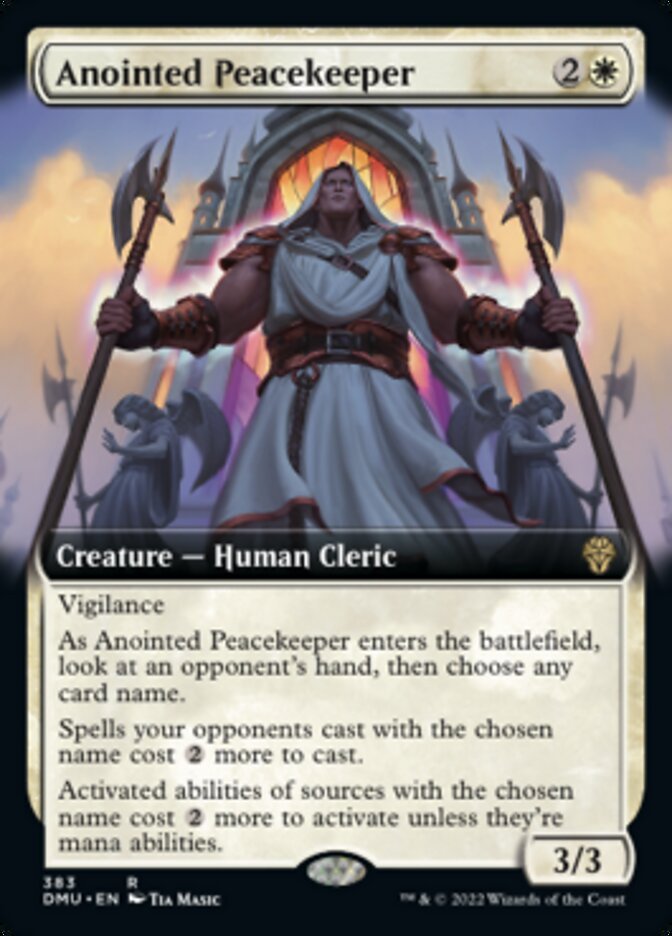 Anointed Peacekeeper (Extended Art) [Dominaria United] - Bea DnD Games