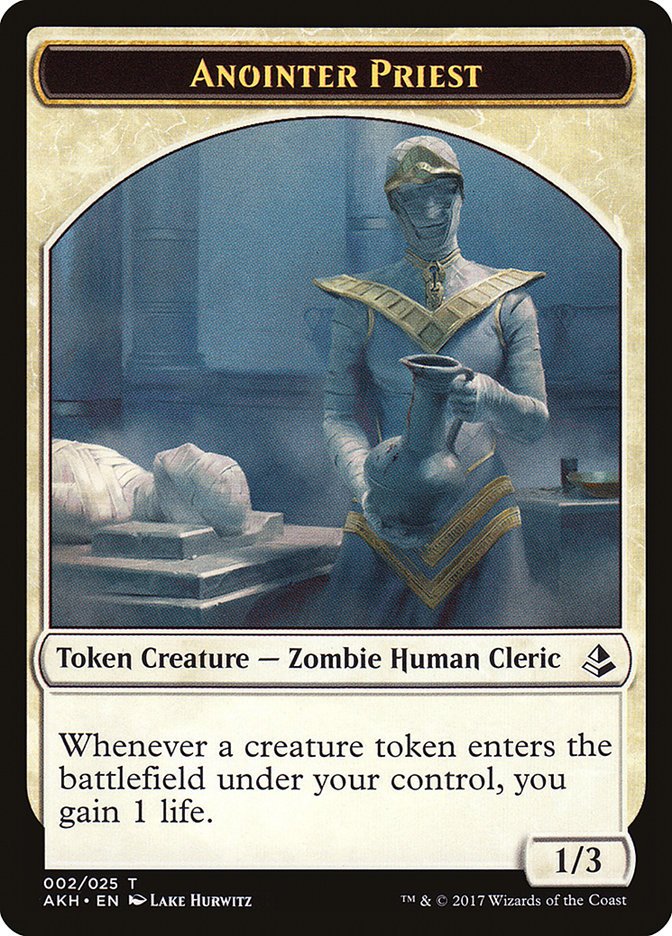 Anointer Priest Token [Amonkhet Tokens] - Bea DnD Games