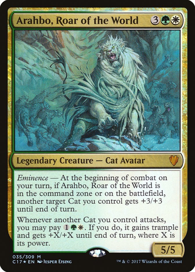 Arahbo, Roar of the World [Commander 2017] - Bea DnD Games