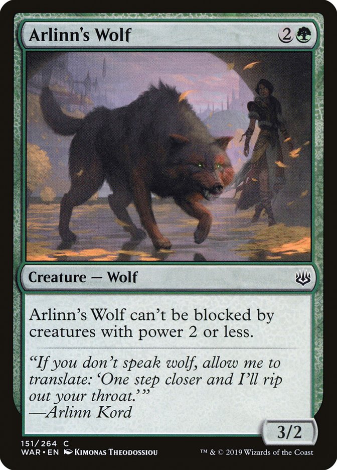 Arlinn's Wolf [War of the Spark] - Bea DnD Games