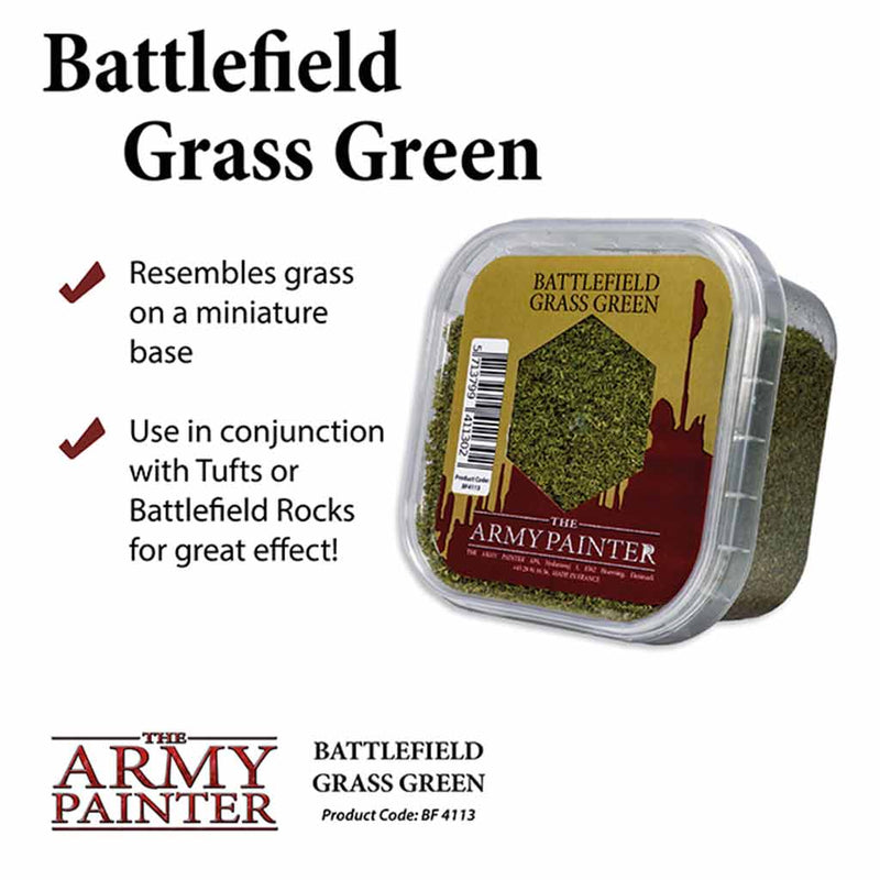 Army Painter Basing - Battlefield Grass Green Flock - Bea DnD Games