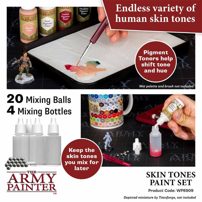 Army Painter Paint Set - Skin Tones - Bea DnD Games