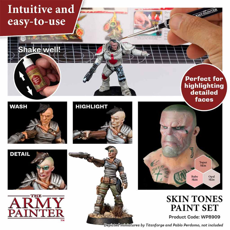 Army Painter Paint Set - Skin Tones - Bea DnD Games