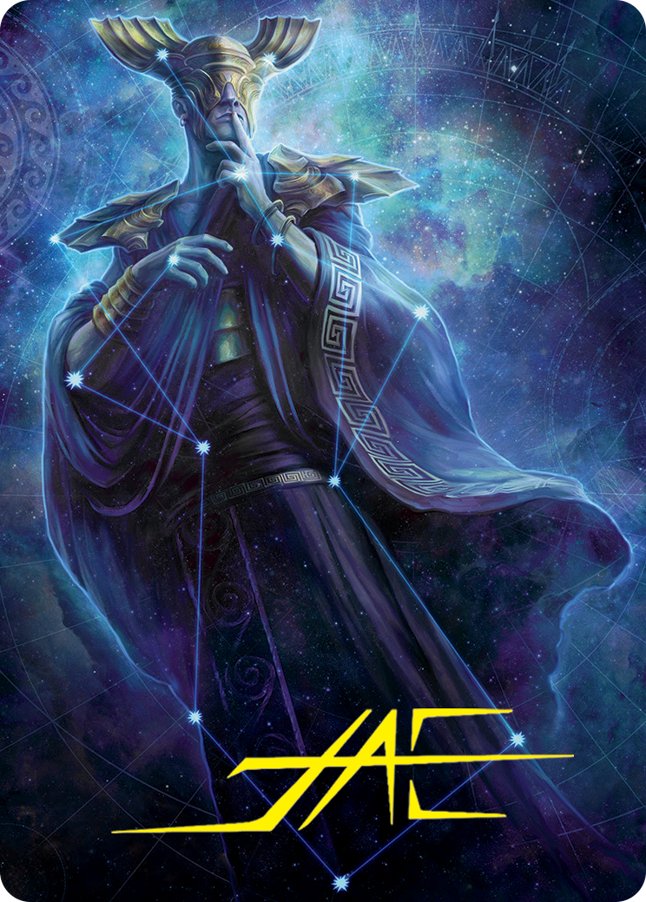 Atris, Oracle of Half-Truths Art Card (Gold-Stamped Signature) [March of the Machine Art Series] - Bea DnD Games