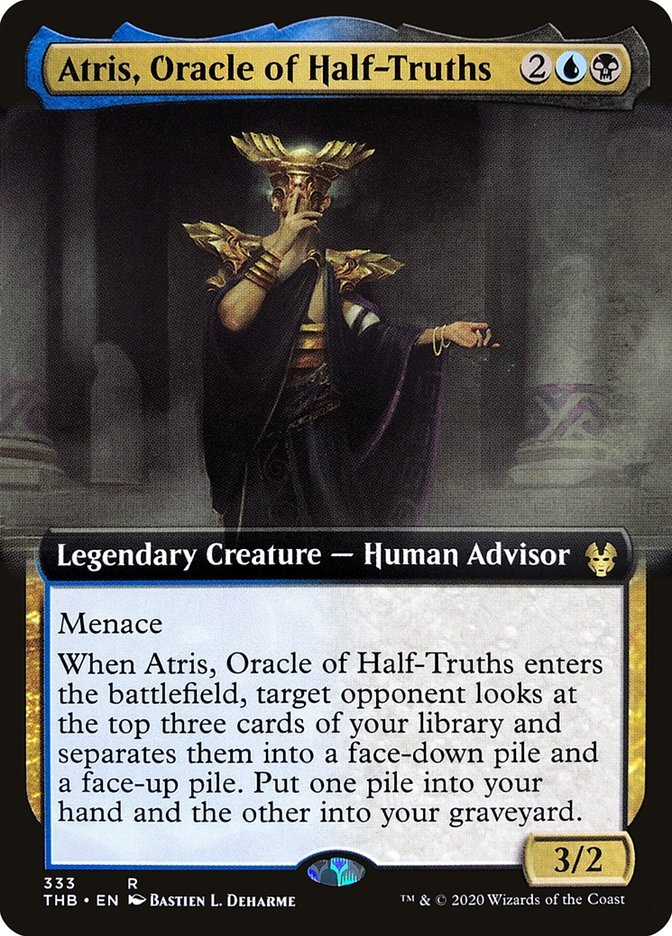 Atris, Oracle of Half-Truths (Extended Art) [Theros Beyond Death] - Bea DnD Games