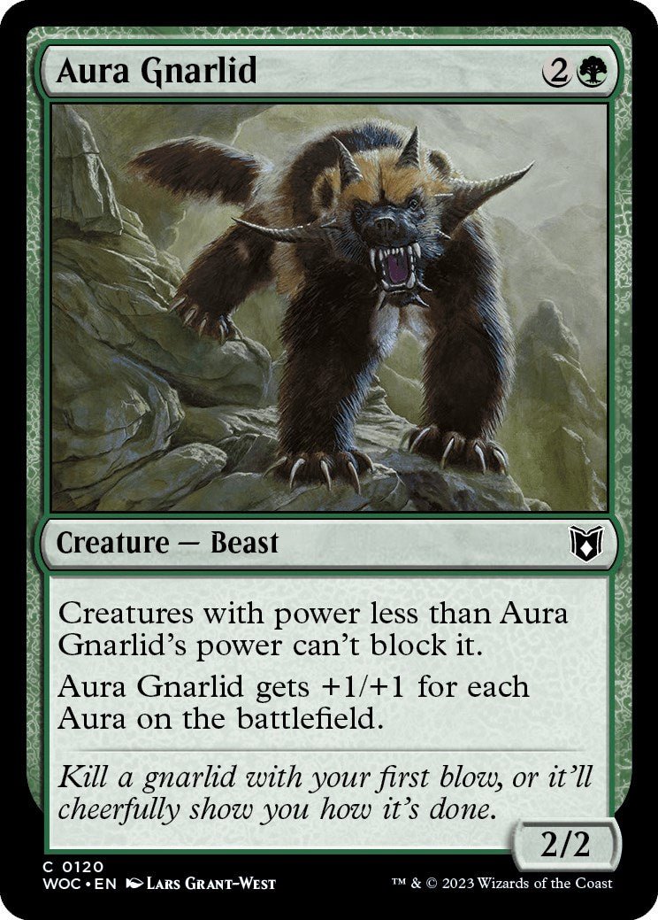 Aura Gnarlid [Wilds of Eldraine Commander] - Bea DnD Games