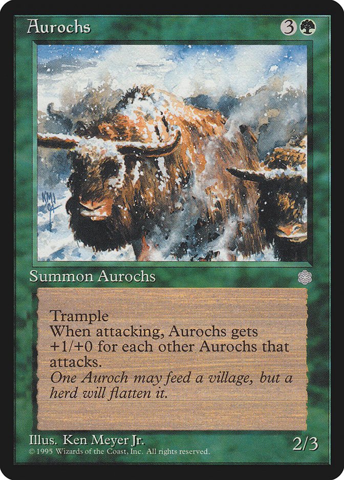 Aurochs [Ice Age] - Bea DnD Games