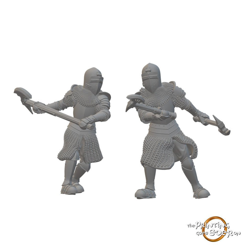 Axemen | BeaMini Unpainted RPG Miniatures - Bea DnD Games