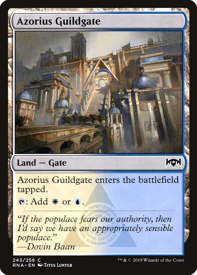 Azorius Guildgate (243/259) [Ravnica Allegiance] - Bea DnD Games