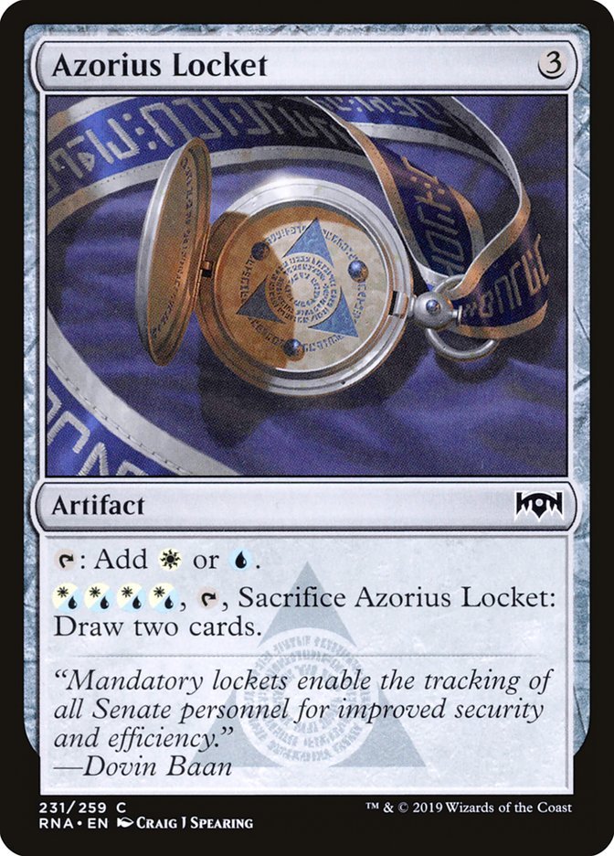 Azorius Locket [Ravnica Allegiance] - Bea DnD Games