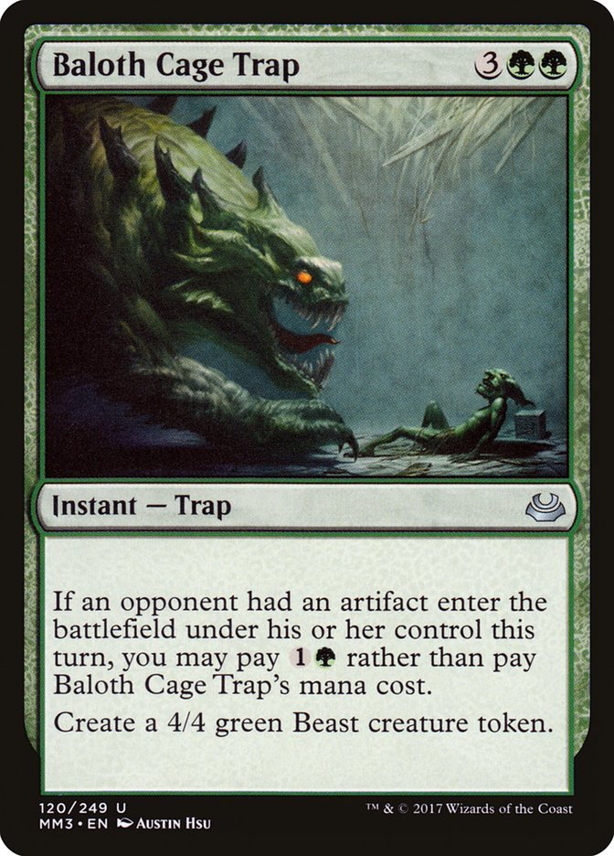 Baloth Cage Trap [Modern Masters 2017] - Bea DnD Games