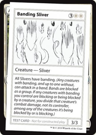 Banding Sliver (2021 Edition) [Mystery Booster Playtest Cards] - Bea DnD Games