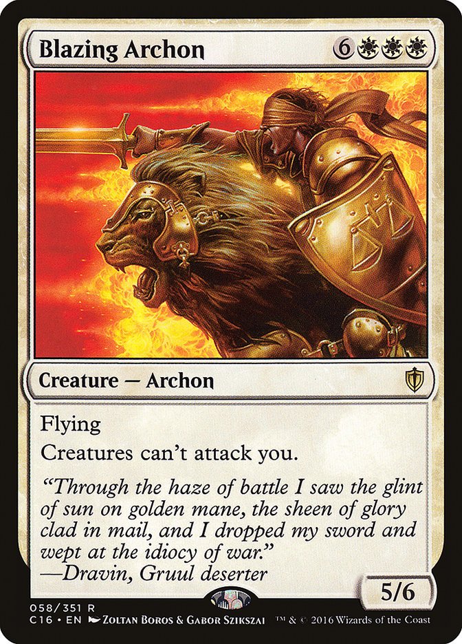 Blazing Archon [Commander 2016] - Bea DnD Games