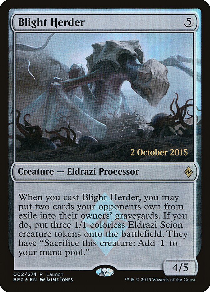 Blight Herder (Launch) [Battle for Zendikar Promos] - Bea DnD Games