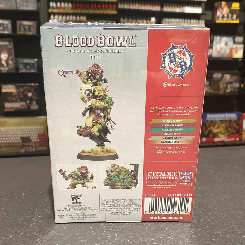 Blood Bowl - Troll - Bea DnD Games