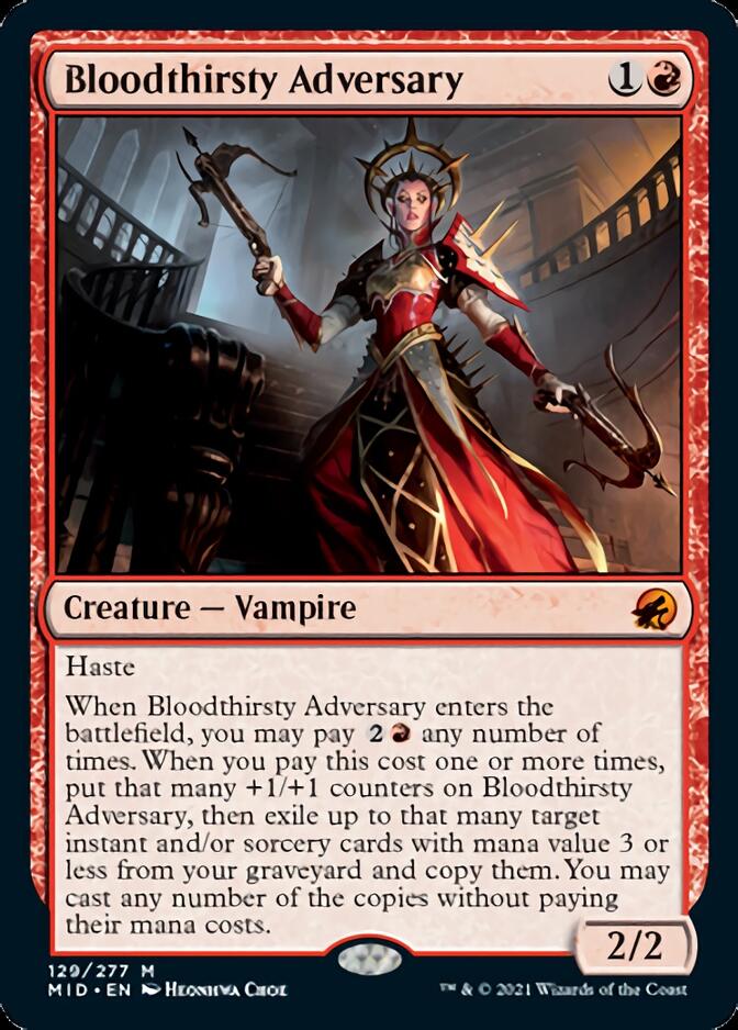 Bloodthirsty Adversary [Innistrad: Midnight Hunt] - Bea DnD Games