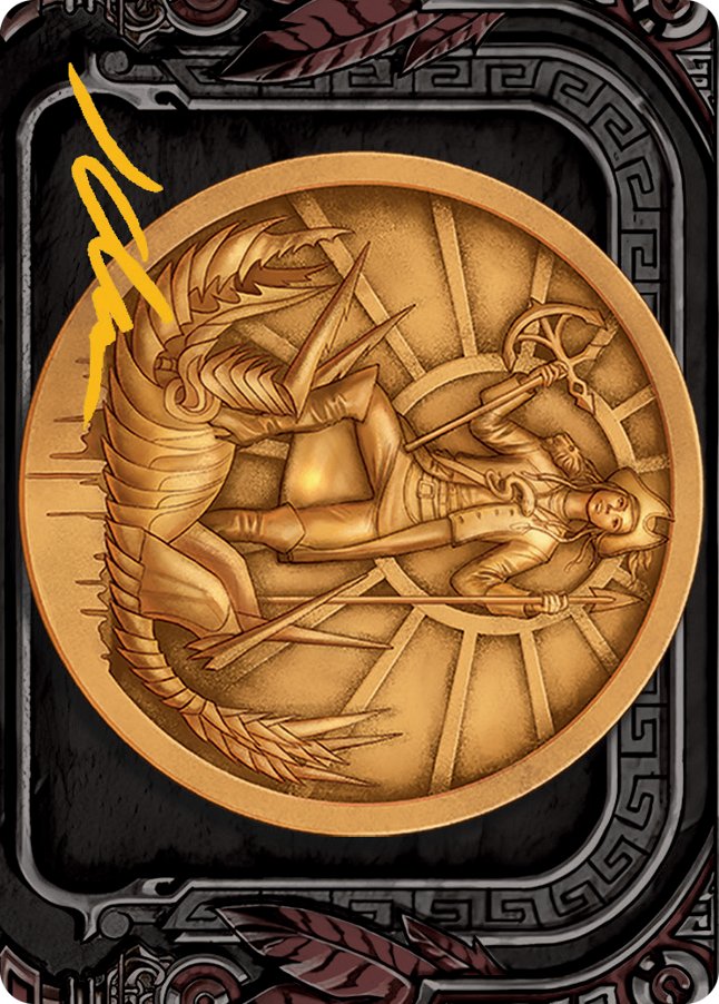 Captain Lannery Storm Art Card (Gold-Stamped Signature) [March of the Machine Art Series] - Bea DnD Games