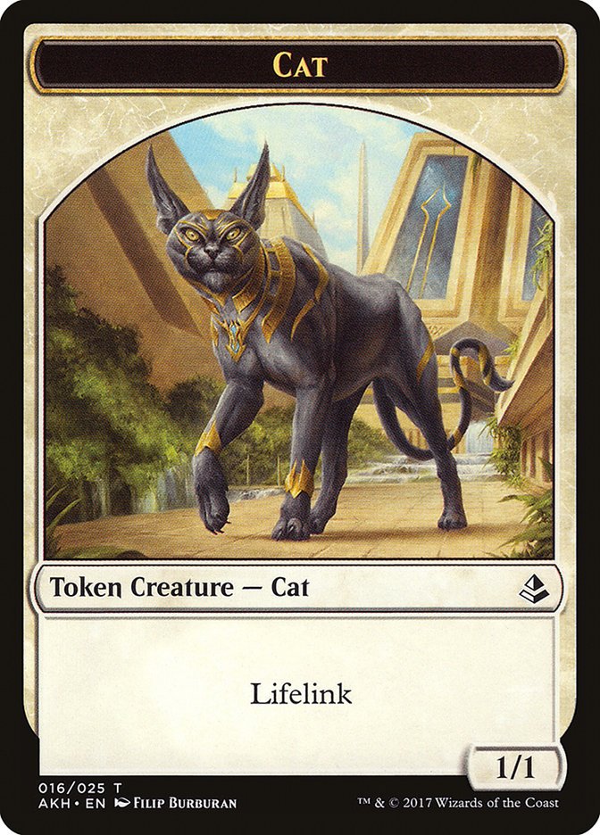 Cat Token [Amonkhet Tokens] - Bea DnD Games