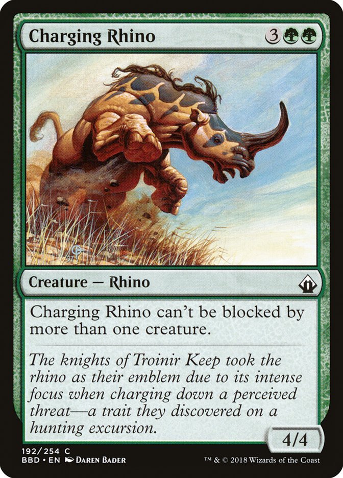 Charging Rhino [Battlebond] - Bea DnD Games