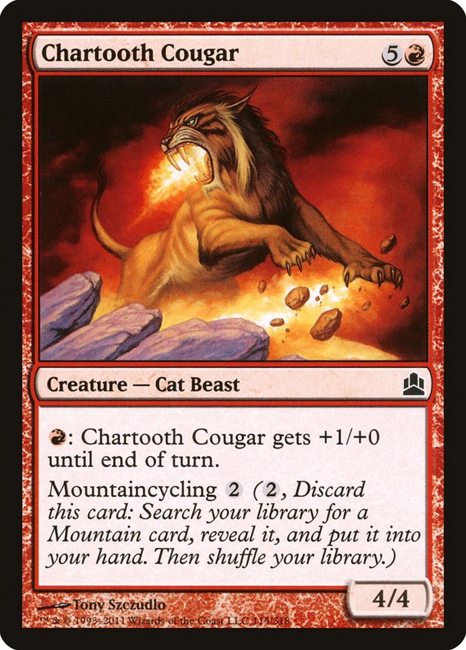 Chartooth Cougar [Commander 2011] - Bea DnD Games