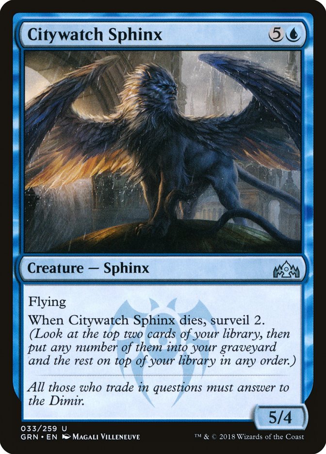 Citywatch Sphinx [Guilds of Ravnica] - Bea DnD Games