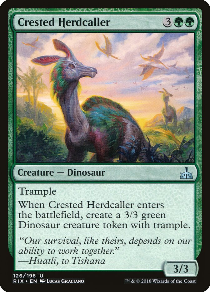 Crested Herdcaller [Rivals of Ixalan] - Bea DnD Games