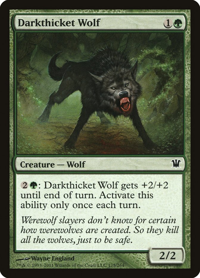 Darkthicket Wolf [Innistrad] - Bea DnD Games