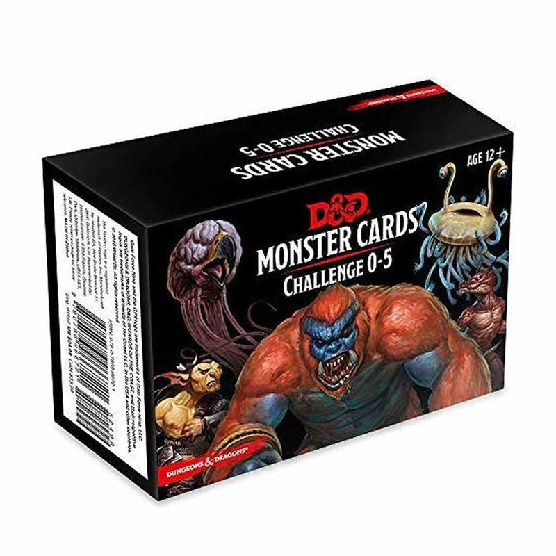 D&D Spellbook Cards Monster Challenge Deck 0-5 (179 cards) - Bea DnD Games