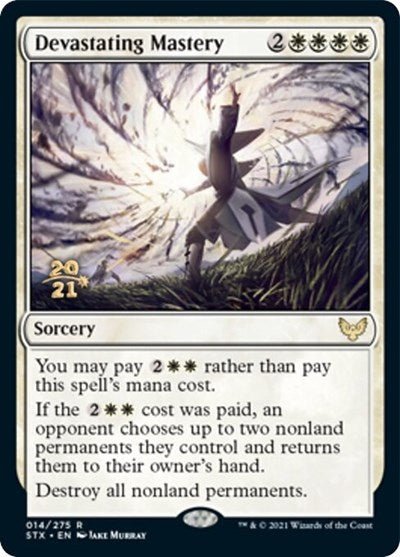 Devastating Mastery [Strixhaven: School of Mages Prerelease Promos] - Bea DnD Games