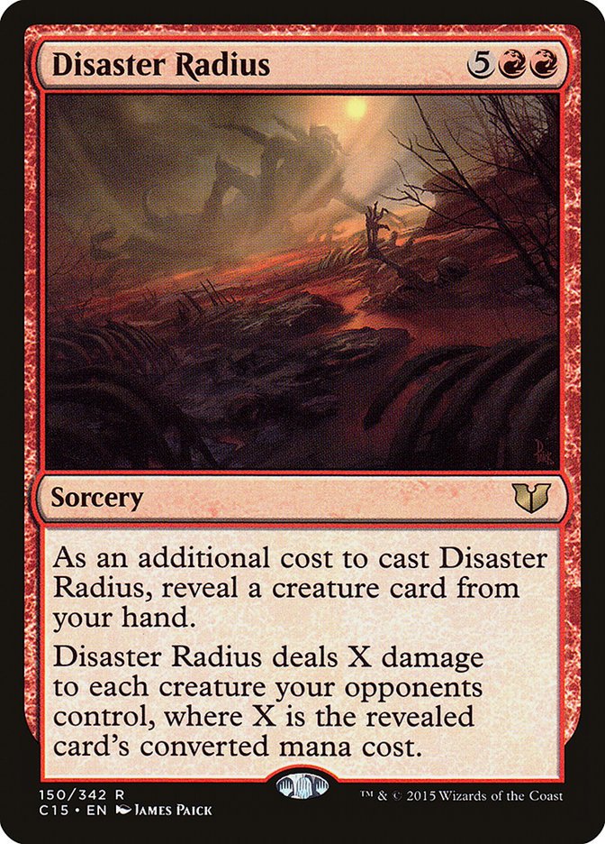 Disaster Radius [Commander 2015] - Bea DnD Games