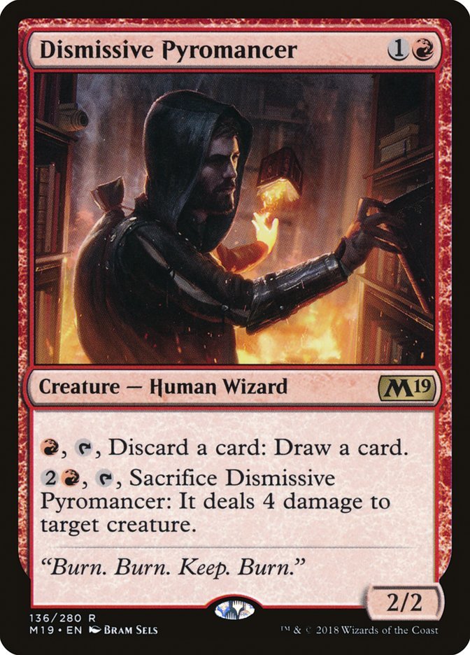 Dismissive Pyromancer [Core Set 2019] - Bea DnD Games