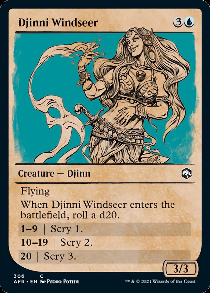 Djinni Windseer (Showcase) [Dungeons & Dragons: Adventures in the Forgotten Realms] - Bea DnD Games