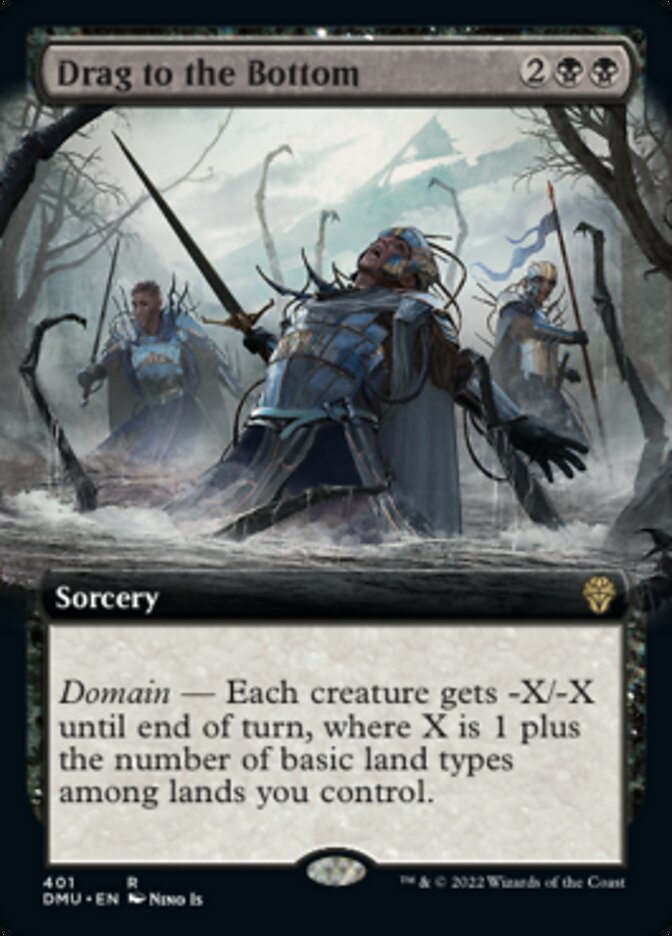 Drag to the Bottom (Extended Art) [Dominaria United] - Bea DnD Games