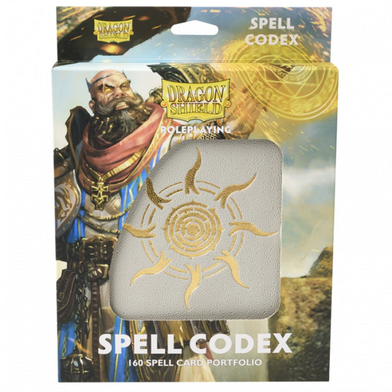 Dragon Shield Roleplaying Spell Codex - Ashen White - Bea DnD Games