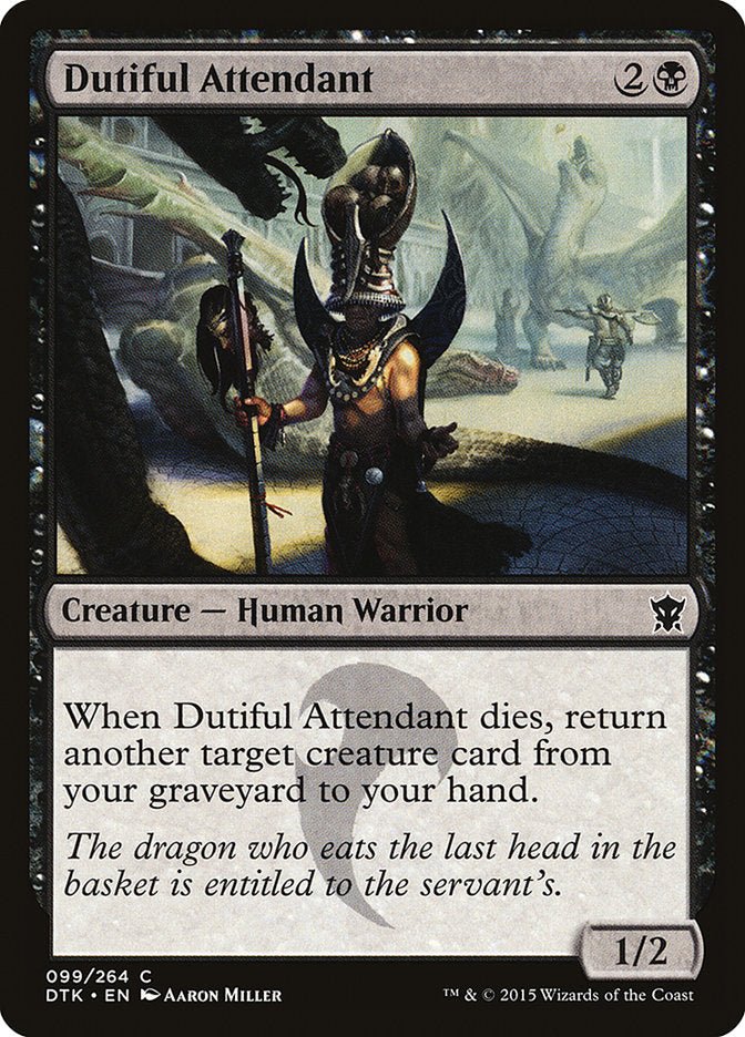 Dutiful Attendant [Dragons of Tarkir] - Bea DnD Games