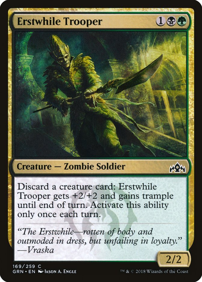 Erstwhile Trooper [Guilds of Ravnica] - Bea DnD Games