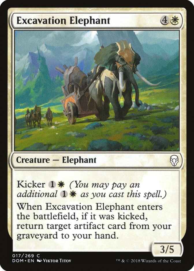 Excavation Elephant [Dominaria] - Bea DnD Games