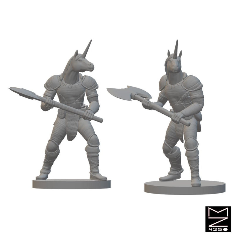 Faefolk Fighters | BeaMini Unpainted RPG Miniatures - Bea DnD Games