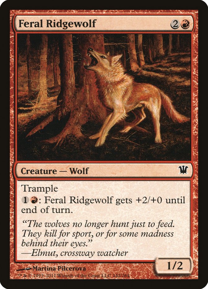 Feral Ridgewolf [Innistrad] - Bea DnD Games