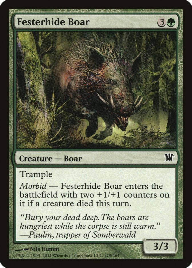 Festerhide Boar [Innistrad] - Bea DnD Games